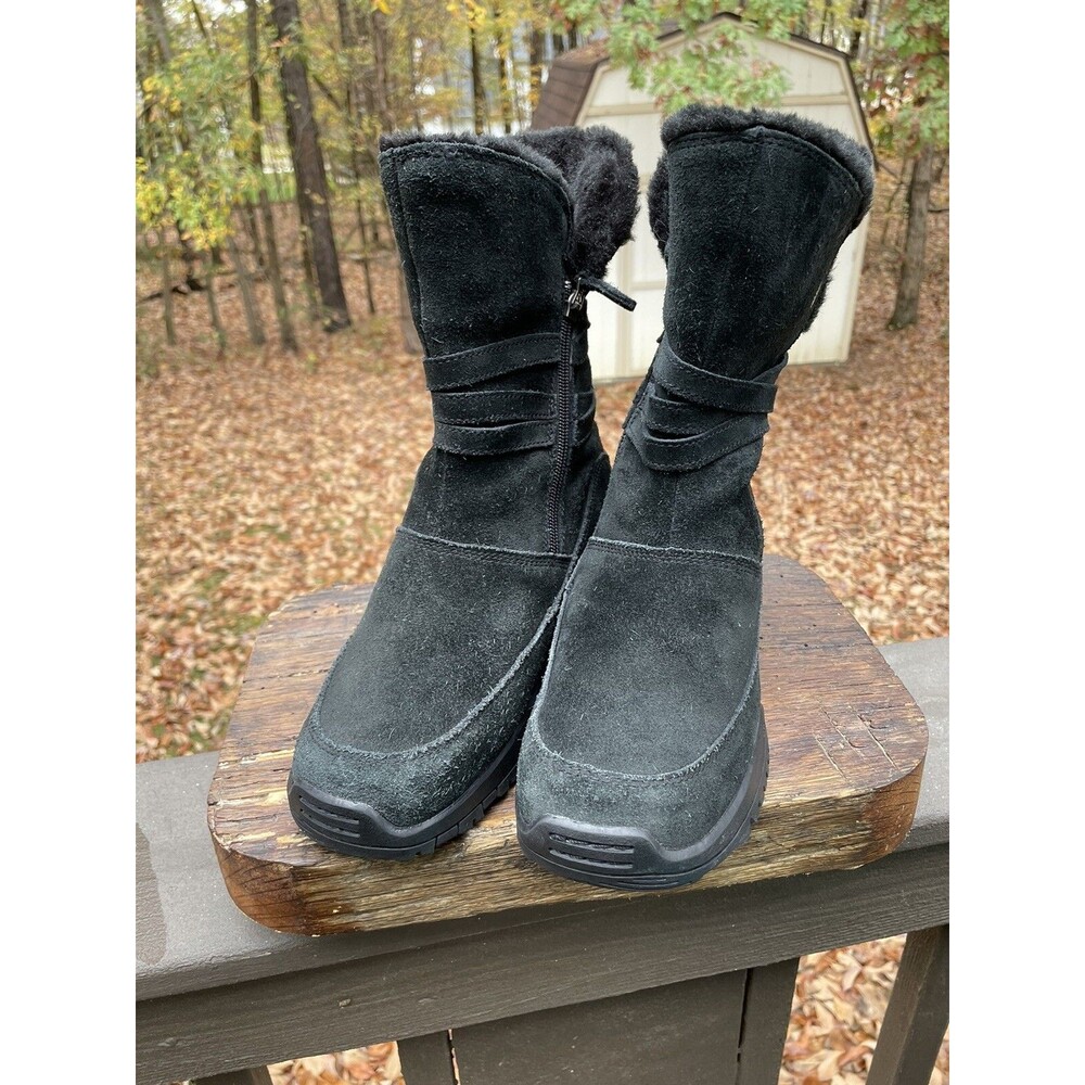 Columbia Sz 8.5 Namara BL1258 Water Resistant EVA Omni-Grip Suede Snow Boots